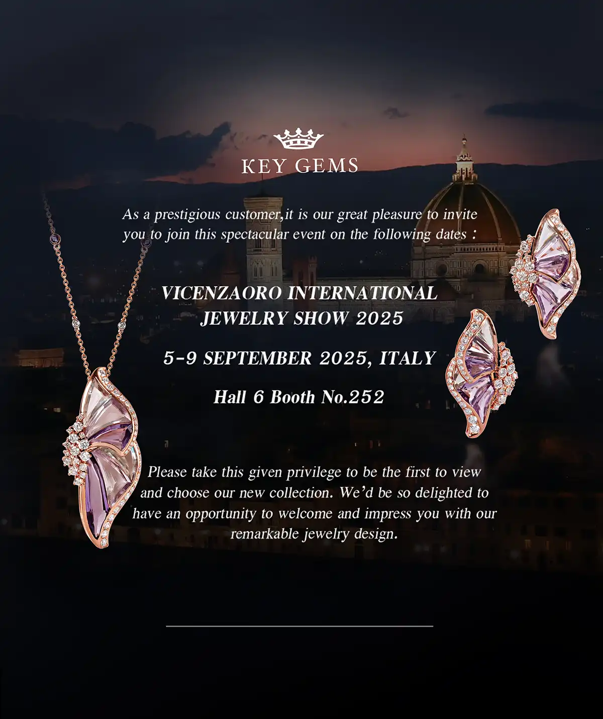 Home 1 Invitation Card ITALY 5 9 SEP 2025